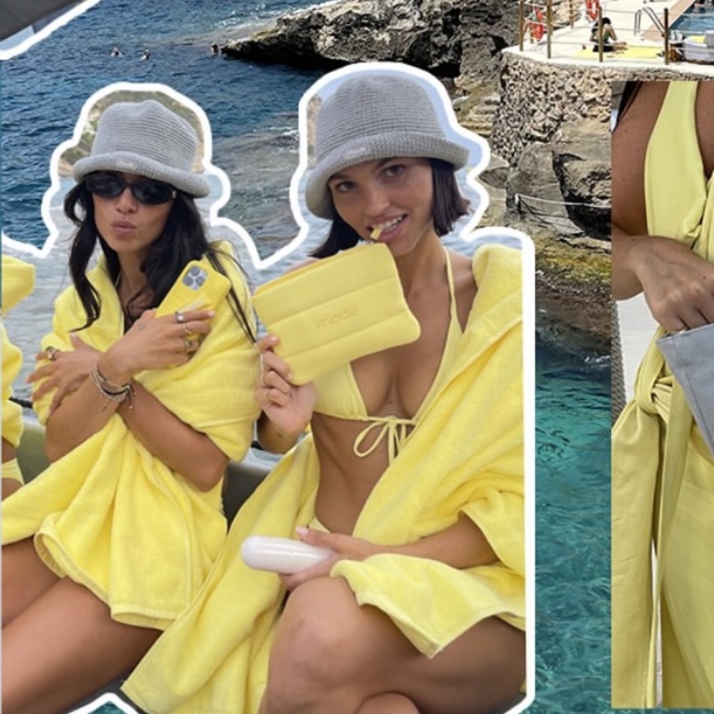 RHODE Summer Club Crochet Bucket Hat - Picture 3 of 10